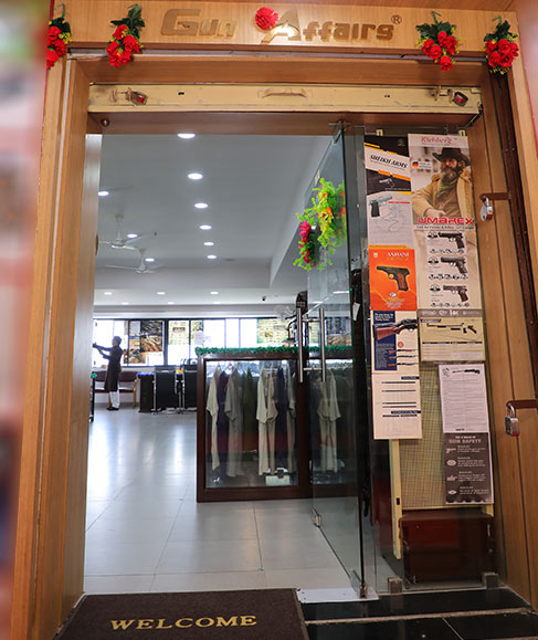 Inside the Gun Affairs showroom
