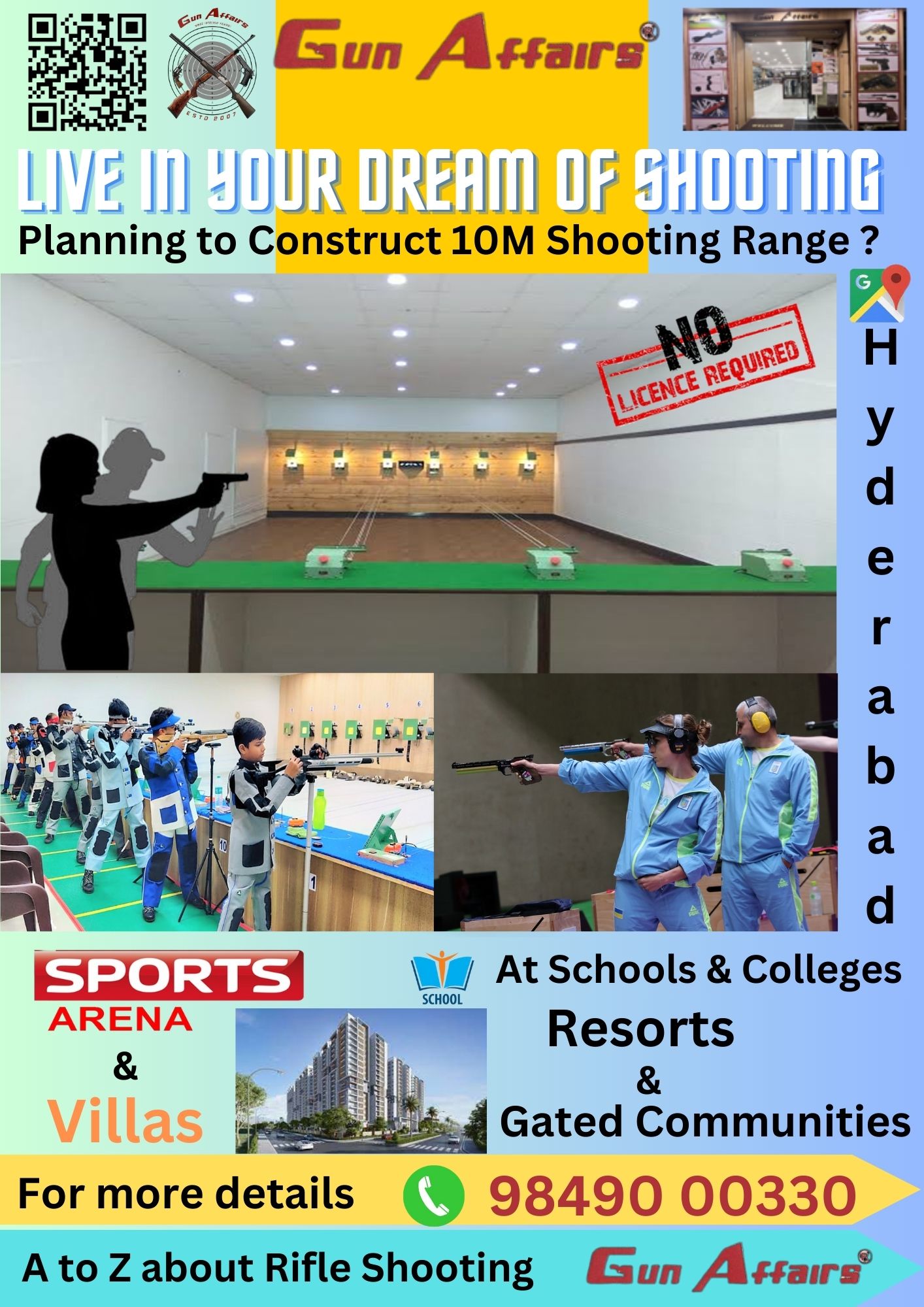 Planning to Construct a 10M Shooting Range